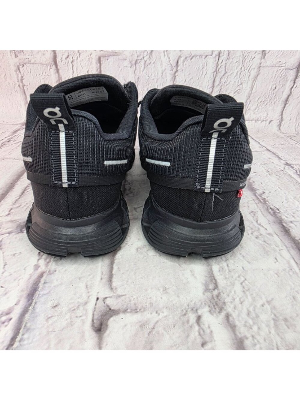 On Cloud 6 Waterproof Running Shoes Womens Size 9.5 Black 3WF10051043 - Picture 5 of 12